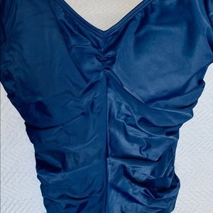 Gabar Swimsuit Waist Slimming Navy Blue